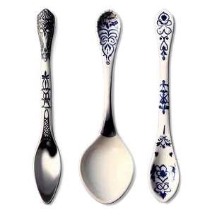 Ceramic Serving Spoons Png 16 PNG Image