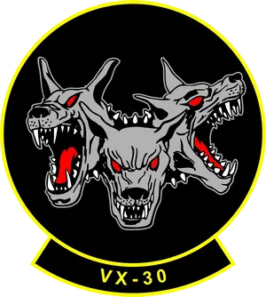 Cerberus V X30 Emblem PNG Image