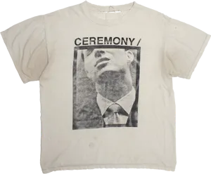 Ceremony Vintage T Shirt Graphic PNG Image