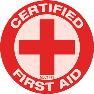 Certified First Aid Hard Hat Emblem - First Aid Certified Symbol Transparent, HD Png Download PNG with transparent background
