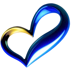 Cerulean Blue Heart Png Yex91 PNG Image