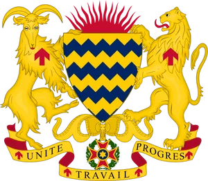 Chad National Coatof Arms PNG Image