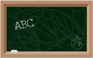 Chalkboard Doodlesand A B C PNG Image