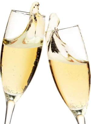 Champagne Celebration Toast PNG Image