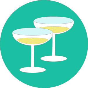 Transparent Champagne Toast Png - Classic Cocktail, Png Download PNG image with transparent background