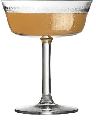 Champagne Coupe Bubbly Beverage PNG Image