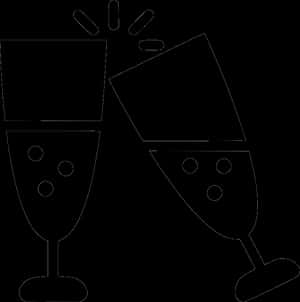 Champagne Glasses - Champagne, HD Png Download PNG
