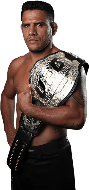 Champion Fighter With Belt.png PNG Image