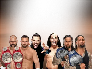 Champion Wrestlers Display PNG Image