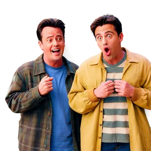 Chandler Bing And Joey Tribbiani Png 06242024 PNG Image