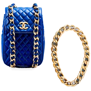 Chanel Blue Bag Png Nhd31 PNG Image