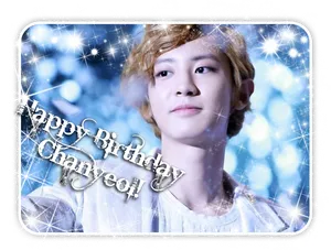 Chanyeol Birthday Celebration PNG Image