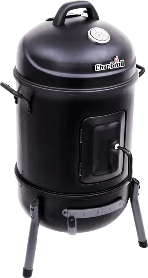 Char Broil Vertical Smoker Black PNG Image