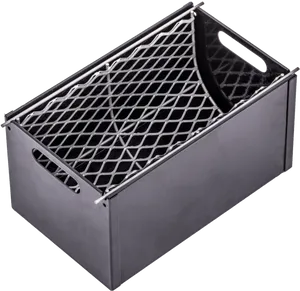 Charcoal Basketfor Smoker Accessory PNG Image