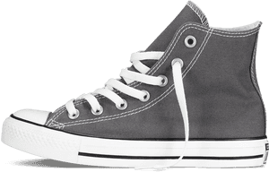 Charcoal High Top Converse, HD Png Download PNG image with transparent background