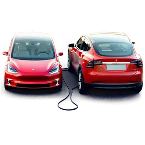 Charging Tesla Model Y Png Usj PNG Image