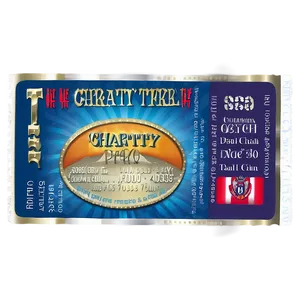 Charity Raffle Ticket Png Flh57 PNG Image