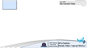 Charity Stream Overlay Design PNG Image