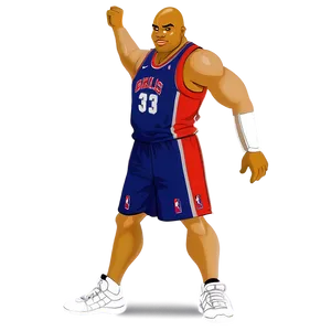 Charles Barkley Animated Character Png 06252024 PNG Image