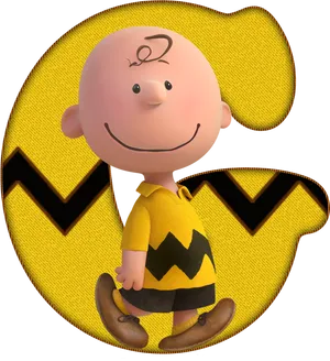 Charlie Brown Yellow Shirt Icon PNG Image