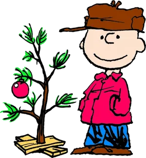 Charlieand Sapling Graphic PNG Image