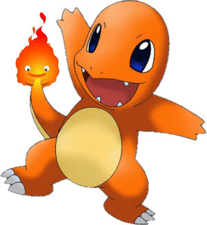 #charmander #calcifer #cute #crossover #fire #pokemon - Pokemon With Fire On Tail, HD Png Download PNG image with transparent background