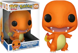 Charmander Funko Pop Vinyl Figure PNG Image