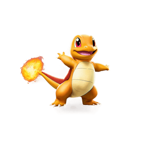 Charmander in Action Pose PNG 05212024 PNG image with transparent background