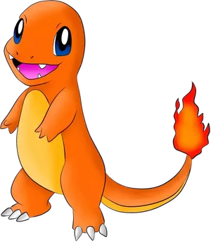 Charmander Pokemon Illustration PNG Image