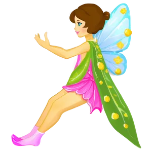 Charming Fairy Figure Png Opl PNG Image