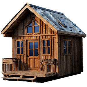 Charming Woodland Cabin PNG 80 PNG