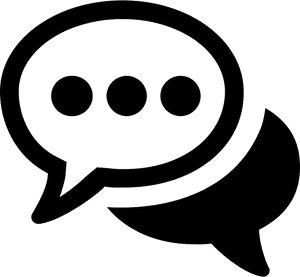 Chat - Chat Icon Vector Png, Transparent Png PNG