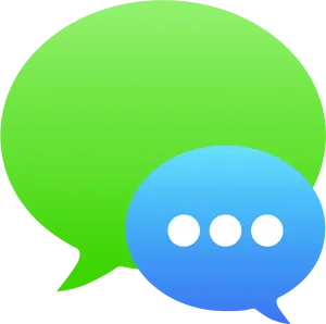 Chat Bubbles Graphic PNG Image