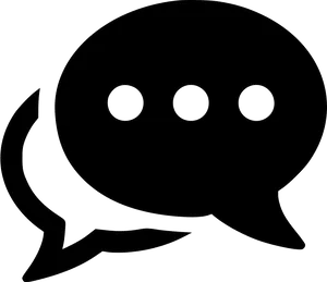 Chat Bubbles Icon PNG Image