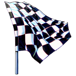 Checkered Flag Decoration Element PNG 64 PNG image with transparent background