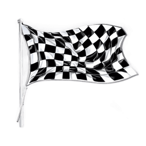 Checkered Flag Racing Banner PNG avn PNG image with transparent background