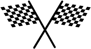Checkered Flag Vector - Checkered Flag On White, HD Png Download PNG image with transparent background