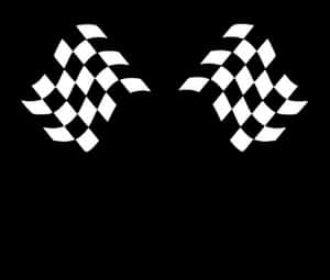 Checkered Flags Racing Symbol.jpg PNG with transparent background