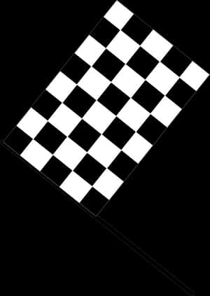 Checkered Racing Flag Graphic PNG image with transparent background