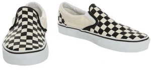 #checkered Vans Slip On #png #aesthetictumblr #freetoedit - Checkered Vans Transparent Background, Png Download PNG image with transparent background