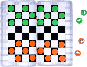 25 Dec 2017 - Mudpuppy Chess And Checkers PNG image with transparent background