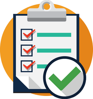 Checklist Clipboard Icon PNG with transparent background