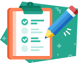 Checklist Clipboard Illustration PNG image with transparent background