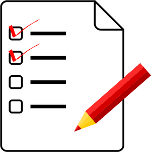 Checklist Completion Concept PNG image with transparent background