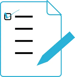 Checklist Document Vector PNG Image