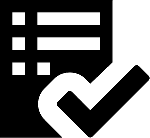 Checklist Icon Graphic PNG with transparent background