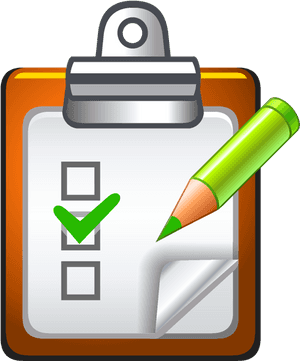 Checklist Icon Graphic PNG image with transparent background