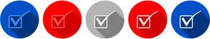 Checkmark Icons Variety PNG Image