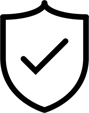 Checkmark Shield Icon PNG Image