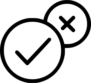 Check Ok Yes No - Yes Or No Icon Png, Transparent Png PNG image with transparent background